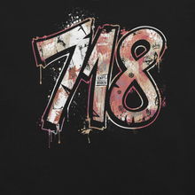 Load image into Gallery viewer, 718 Summer Outside — Late Night Tee Red/Black