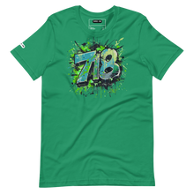 Load image into Gallery viewer, 718 Summer Outside — Block Energy Tee - Green