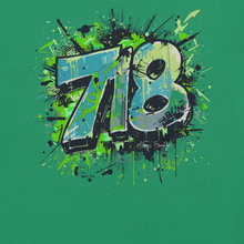 Load image into Gallery viewer, 718 Summer Outside — Block Energy Tee - Green