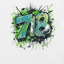 Load image into Gallery viewer, 718 Summer Outside — Block Energy Tee-Neo Green