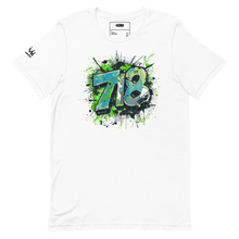 Load image into Gallery viewer, 718 Summer Outside — Block Energy Tee-Neo Green