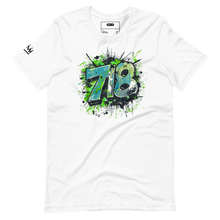 Load image into Gallery viewer, 718 Summer Outside — Block Energy Tee-Neo Green